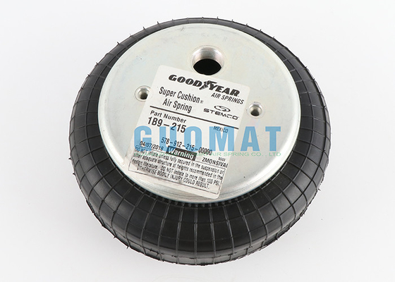 le ressort pneumatique industriel de 1B8-215 Goodyear beuglent la couleur noire de no. 578-912-215