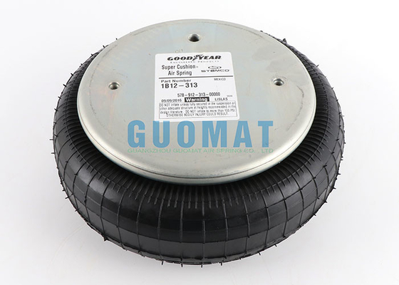 Sac industriel compliqué simple FS 330-11 474 de soufflet d'air du ressort pneumatique de Goodyear 1B12-313 Firestone