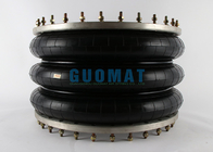 Airbag de estampillage industriel en caoutchouc compliqué de bride du ressort pneumatique de triple de GUOMAT 3H630376 660mm