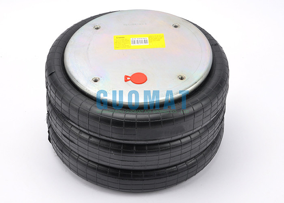 ressort pneumatique compliqué de triple de taille de 381mm pour les déclencheurs pneumatiques de soufflets de l'écran de vibration d'amidon de boue GUOMAT