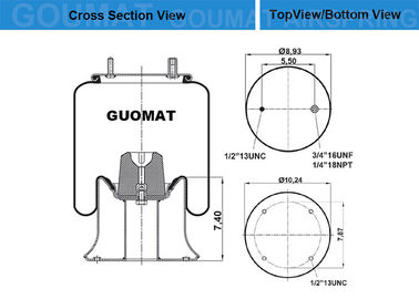 Airbags résistants 4159 N P04 POUR le CAMION E.R.F 139275-4/1392754