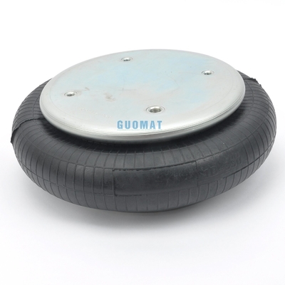 Les ressorts d'air industriels 1B5171 sont équipés d'un absorbeur de chocs d'air à enroulement unique MAX, hauteur 160 mm.