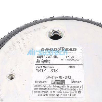 Goodyear 1B12-318 à ressort d'air enroulé unique remplacer Contitech FS 330-11CI airbag