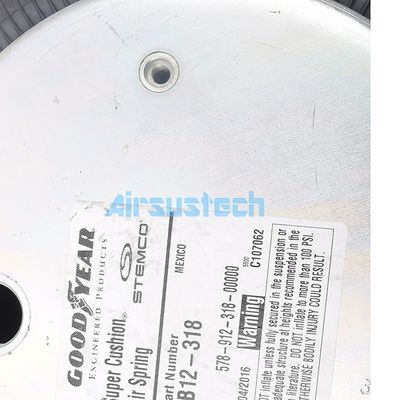 Goodyear 1B12-318 à ressort d'air enroulé unique remplacer Contitech FS 330-11CI airbag