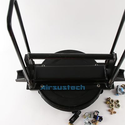 GUOMAT Suspension de ressort pneumatique en caoutchouc enroulé avec support pour semi-remorque