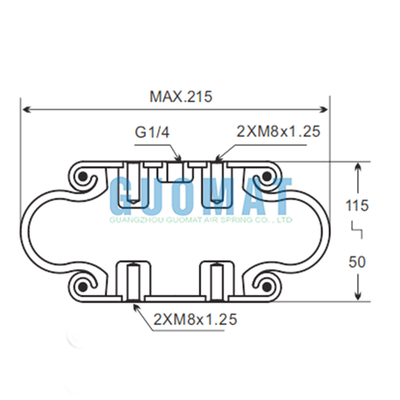 Guomat 1B6022 Pièces du système de suspension SP 1 B 07 Phoenix