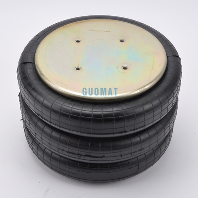 Printemps d'air industriel 4xM10 vis GUOMAT n° 3B7383-3/8 Bellow n° 3B383 Diamètre naturel 351 mm