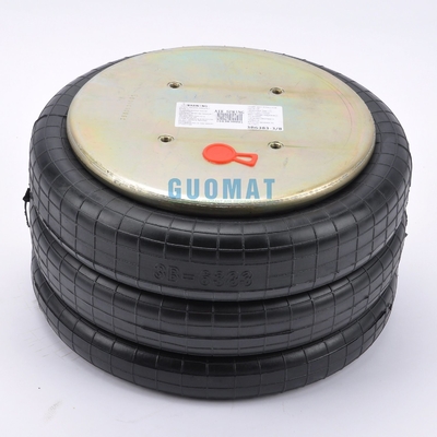 Suspension en caoutchouc Air Spring 381mm Hauteur Triple enroulé Air Bellow