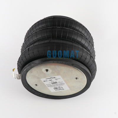 Parties automobiles 3B12-304 Goodyear Air Spring Cross W01-358-8013 Air Spring Triple Airbag enroulé FT330-29 Ci 1/4 NPT