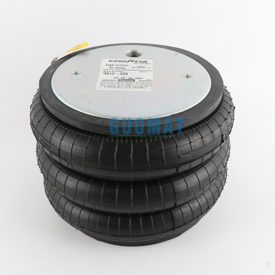 3B12-320 Goodyear Air Spring Original Triple Flexmember enroulé 578933100 Croix de feu W013587437