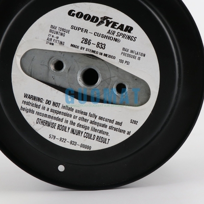 2B6-833 Double air bellow 579-922-833 Goodyear Industrial Air Suspension à ressort