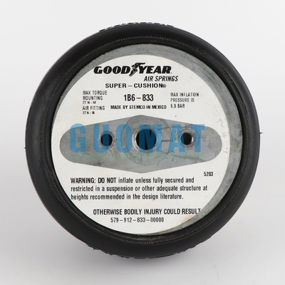 Goodyear 1B6-833 Suspension pneumatique en caoutchouc à couche unique 579912833 Printemps pneumatique industriel