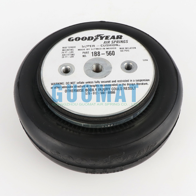 Des boucles d'air en caoutchouc à super-coussin de Goodyear 1B8-560 style enroulé unique
