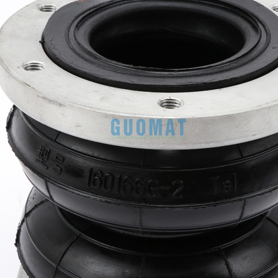 Guomat Printemps aérien industriel 2H160166 en caoutchouc double enroulé à boucle avec bride