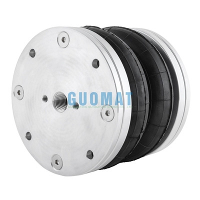 Amortisseur pneumatique à suspension complexe FD76-14 Contitech 6''x2 Ressort pneumatique Dunlop avec couvercle en aluminium