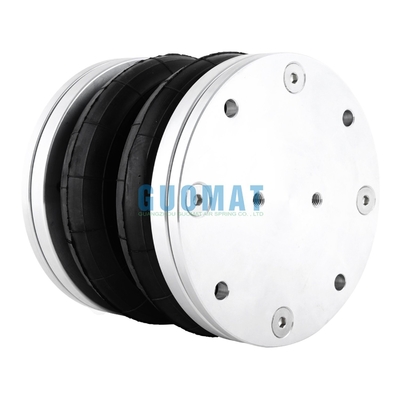 Amortisseur pneumatique à suspension complexe FD76-14 Contitech 6''x2 Ressort pneumatique Dunlop avec couvercle en aluminium