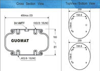 GUOMAT 1B53034 se réfèrent le ressort pneumatique de Contitech FS530-34 avec 3/4 N P.T.F. Entrée d'air