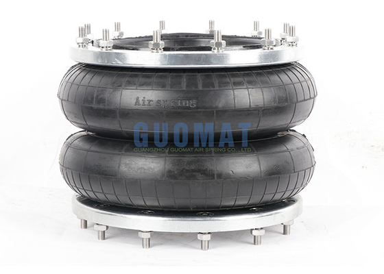 255 mm de hauteur Flange Air Spring 380 mm en caoutchouc Air Bellows pour les équipements industriels lourds