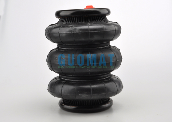 Ressort pneumatique triple convoluté, course 117mm-460mm, amortisseur pneumatique industriel en caoutchouc pour pick-up