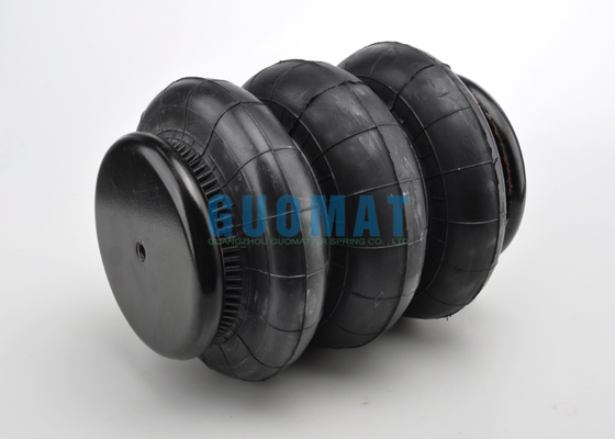 Ressort pneumatique triple convoluté, course 117mm-460mm, amortisseur pneumatique industriel en caoutchouc pour pick-up