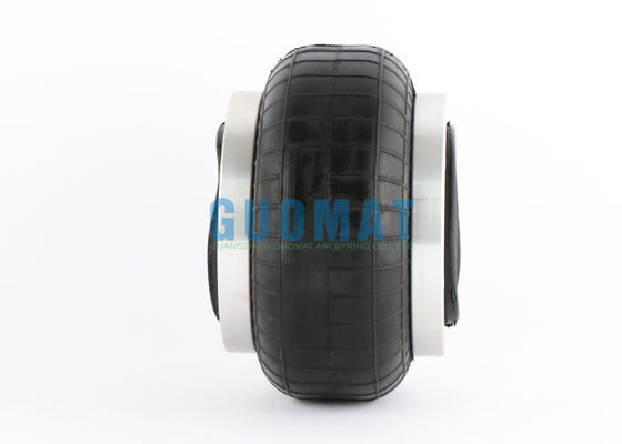 88820 Ressort pneumatique à bride en aluminium Modèle 110 6 boulons de connexion Soufflet en caoutchouc industriel