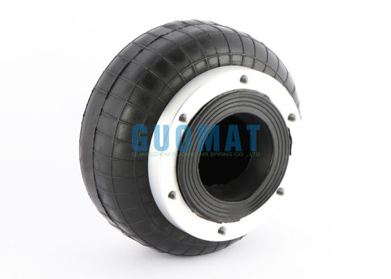 88820 Ressort pneumatique à bride en aluminium Modèle 110 6 boulons de connexion Soufflet en caoutchouc industriel