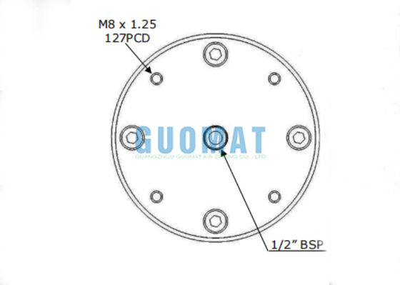 6" x 3 Triple Air Spring FT 76-20 DI Contitech Industrial Air Spring PM/31063 Norgren est une entreprise de fabrication de moteurs à combustion