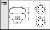 Double ressort pneumatique compliqué Contitech FD530-30 519 de Watson et de Chalin AS-0034