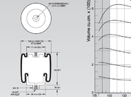 Ressorts pneumatiques réglables de ressort pneumatique de la suspension W02-358-7002/de Firestone