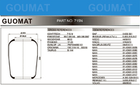 CF GOMMA 1SC 310-16 de ressort pneumatique de 715N Contitech pour VOL-VO 6885533