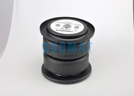 les soufflets en caoutchouc de 2B8-850 Goodyear que le double ajourne les plates-formes industrielles de ressort pneumatique remplacent Firestone W01-M58-6353