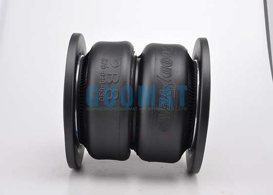 les soufflets en caoutchouc de 2B8-850 Goodyear que le double ajourne les plates-formes industrielles de ressort pneumatique remplacent Firestone W01-M58-6353