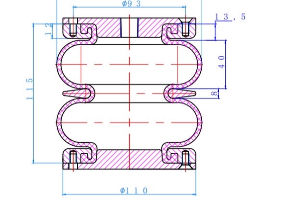 Pièces de suspension de tour d'air des ressorts pneumatiques de Norgren Pm/31042 Inidustrial W01-R58-4050