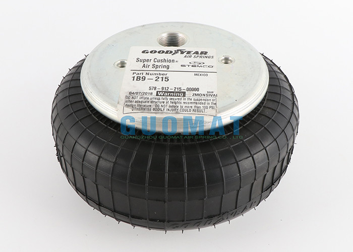 le ressort pneumatique industriel de 1B8-215 Goodyear beuglent la couleur noire de no. 578-912-215