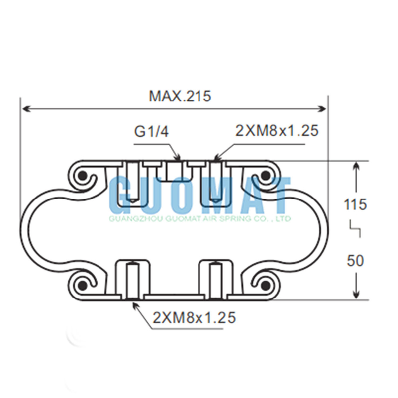 Guomat 1B6022 Pièces du système de suspension SP 1 B 07 Phoenix