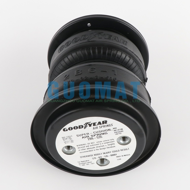 2B6-535 Goodyear caoutchouc FD 110-15 766 Contiteh Double coulis de sacs d'air à ressort d'air
