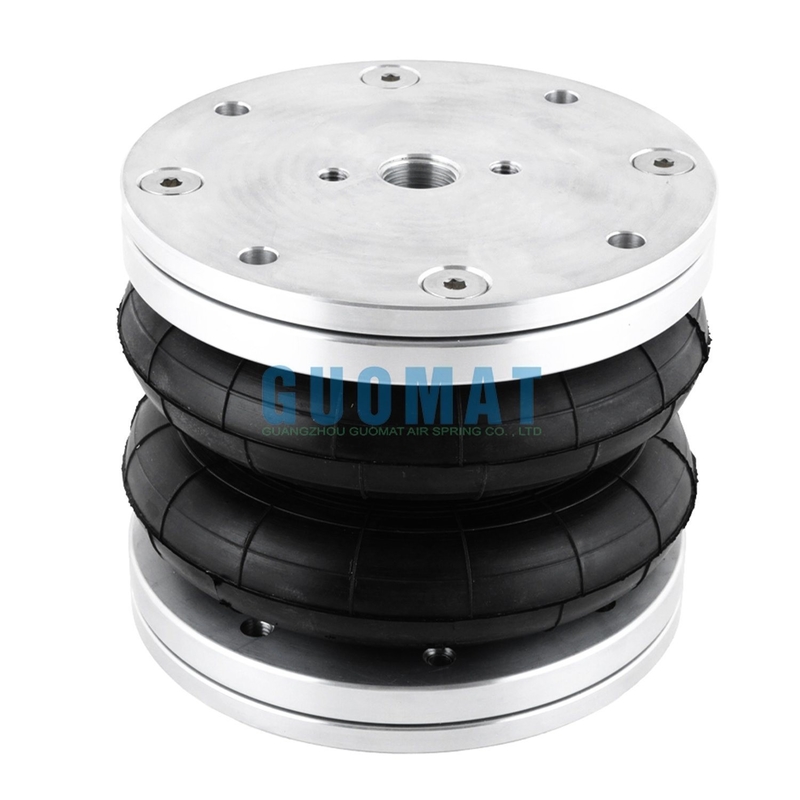 Amortisseur pneumatique à suspension complexe FD76-14 Contitech 6''x2 Ressort pneumatique Dunlop avec couvercle en aluminium