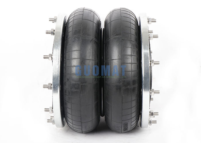 255 mm de hauteur Flange Air Spring 380 mm en caoutchouc Air Bellows pour les équipements industriels lourds
