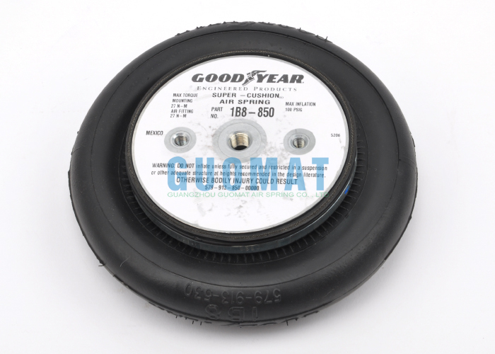 1B8-850 Fournisseur de ressorts pneumatiques Goodyear à une seule volute 579-91-3-530 Soufflets pneumatiques en caoutchouc