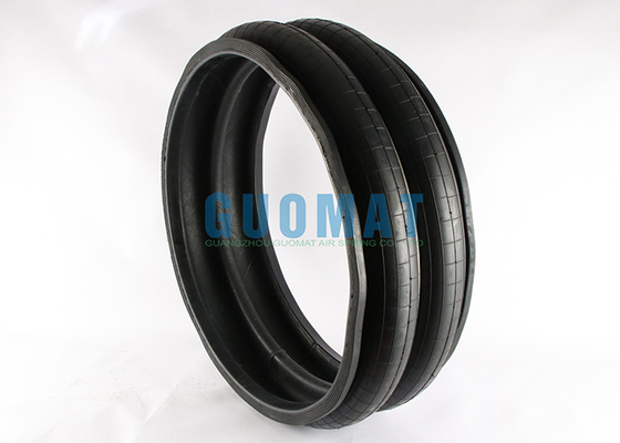 Soufflet en caoutchouc compliqué W01-R58-4044 d'air de Firestone de double industriel du ressort pneumatique 12X2