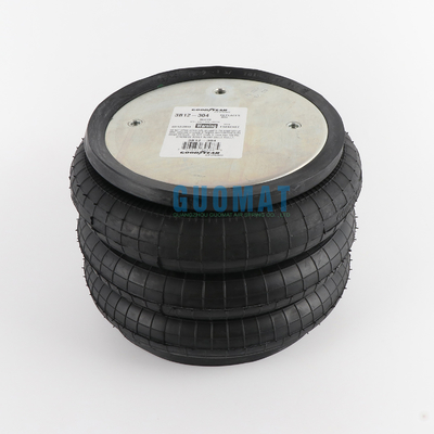 Parties automobiles 3B12-304 Goodyear Air Spring Cross W01-358-8013 Air Spring Triple Airbag enroulé FT330-29 Ci 1/4 NPT