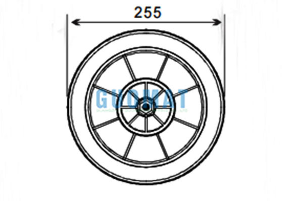 W01-358-9373 Firestone remplacer la suspension Air Spring 1R12-403 Goodyear Camion airbag oreiller