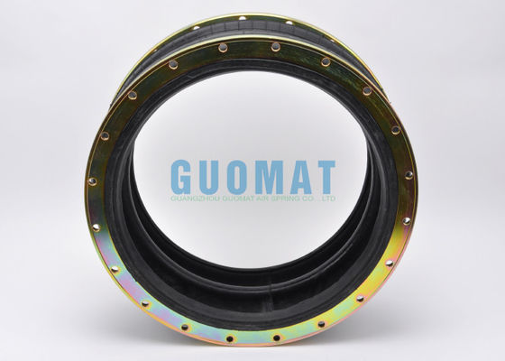 2H520217 Bades pneumatiques en caoutchouc M10 fil à vis double ressort pneumatique enroulé avec anneau de bride