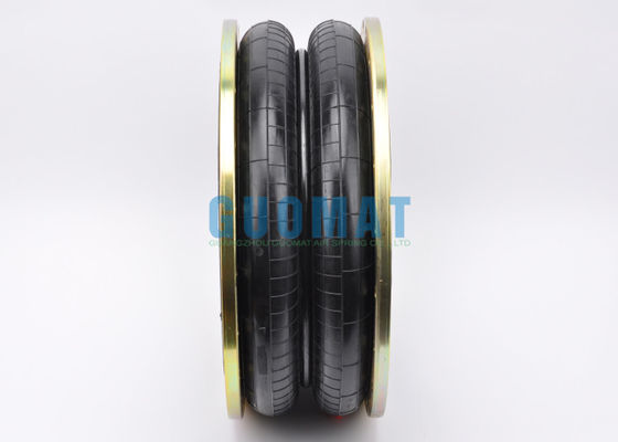 2H520217 Bades pneumatiques en caoutchouc M10 fil à vis double ressort pneumatique enroulé avec anneau de bride