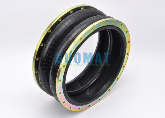 2H520217 Bades pneumatiques en caoutchouc M10 fil à vis double ressort pneumatique enroulé avec anneau de bride