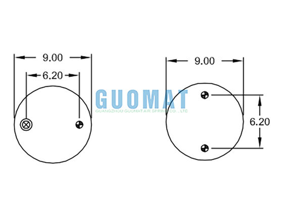 FT 330-29 703 Contitech Airbags industriels W01-358-7990 Airbags pneumatiques à feu