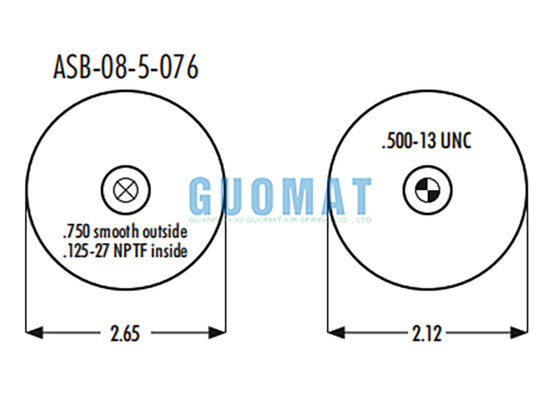 1S4-044 Goodyear Ressort pneumatique pour suspension de cabine de camion, soufflet pneumatique ASC-08-7-194