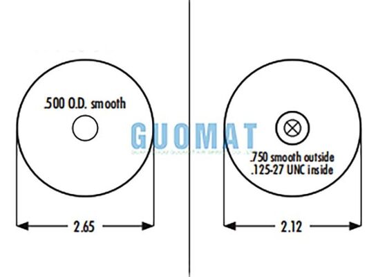 1S4.5-13 Remplacement du ressort pneumatique de cabine Goodyear 579-08-7-219 Sac pneumatique de suspension de camion