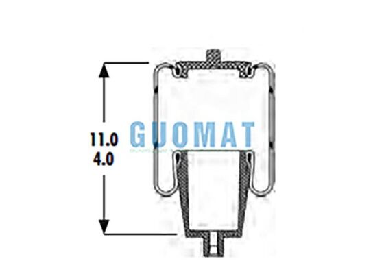1S4.5-13 Remplacement du ressort pneumatique de cabine Goodyear 579-08-7-219 Sac pneumatique de suspension de camion