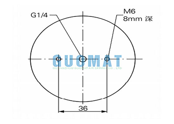 2 3/4" x 2 Sacs d'air isolant par vibration de précision Contitech